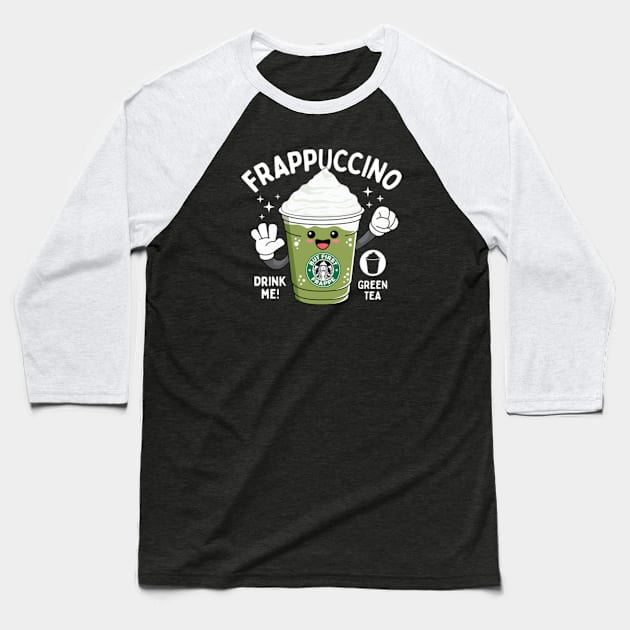 Green Tea Blended Beverage for Coffee lovers Baseball T-Shirt by spacedowl